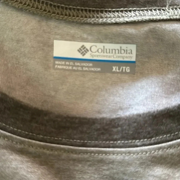 Columbia Men's Long Sleeve Raglan Tee Sage Heather XL - Picture 6 of 10